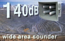 Wide Area Sounder with 750m Effective Range