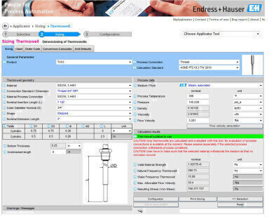 On-Line Thermowell Sizing Calculator
