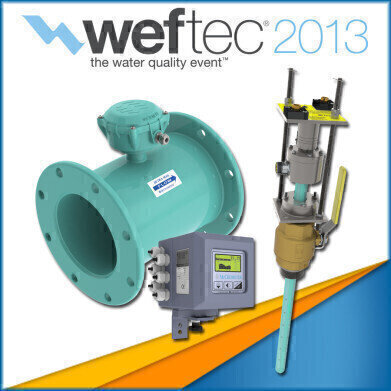 Flow Meter with New M-Series Converter at WEFTEC 2013
