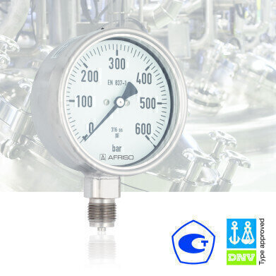 DNV- and GOSSTANDART-Certified Pressure Gauge
