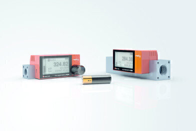 Thermal Mass Flow Meters for Gases Now Available with 3-Contact Alarm Module, Touch Screen Technology
